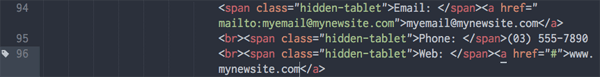 Налаштування HTML шаблону