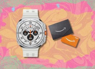 Amazon daje kartę podarunkową o wartości 100 dolarów przy zakupie zegarka Samsung Galaxy Watch Ultra