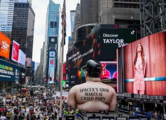 Grok został skrytykowany, a SpaceX wynajęło miejsce na protest
