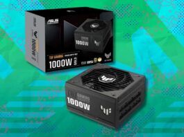 Oferta de fuente de alimentación ASUS TUF Gaming 1000 Gold: cómo ahorrar $ 43 en una fuente de alimentación premium